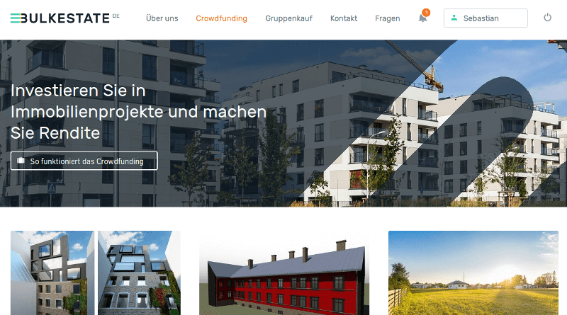 Bulkestate Crowdfunding Crowdinvesting Immobilien
